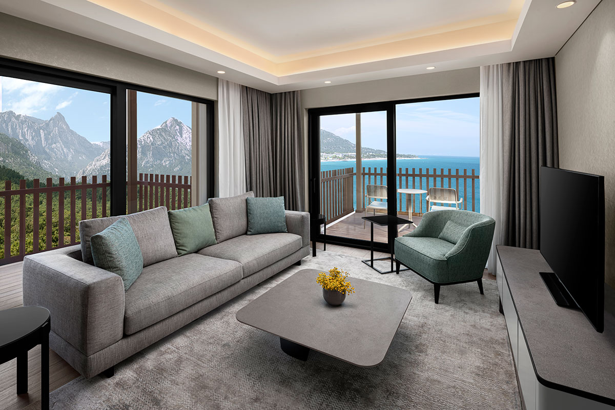 Corner suite unique sea view
